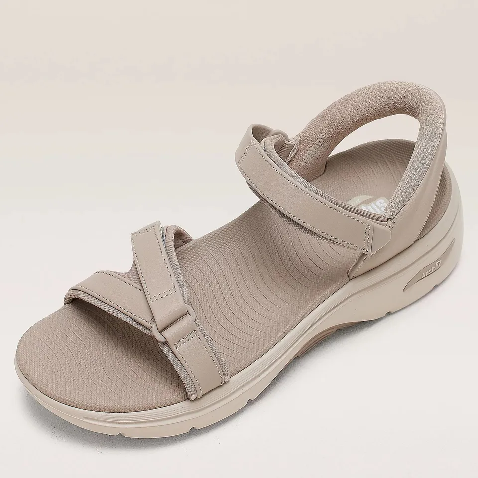 SKECHERS GOWALK ARCH FIT SLIP-IN SANDALS - UK SIZE 6
