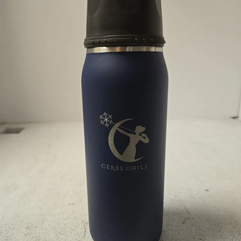 CERES CHILL BREAST MILK CHILLER BOTTLE – NAVY, BOXED