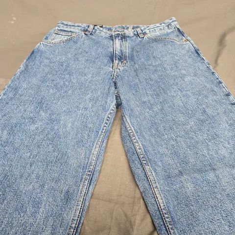 MONKL HIGH WAIST STRAIGHT LEG DENIM JEANS - EUR 31