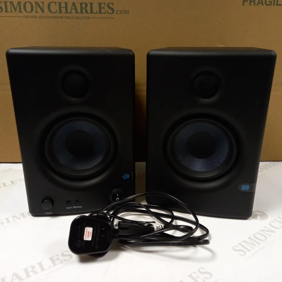 ERIS E4.5 HIGH-DEFINITION 2-WAY ACTIVE STUDIO MONITOR SPEAKERS