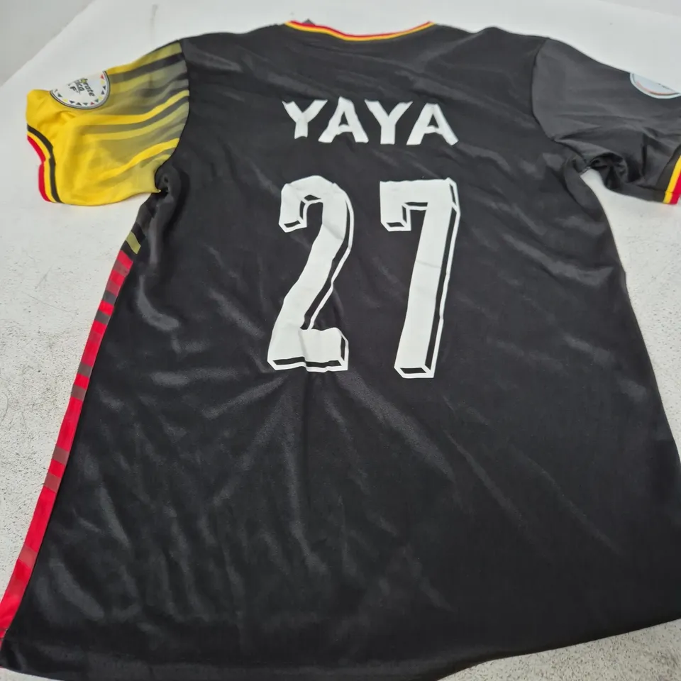 UGANDA FOOTBALL JERSEY – YAYA 21, AFCON PATCH, SIZE M