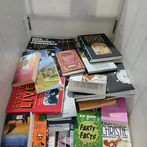 LARGE QUANTITY OF ASSORTED FICTION AND NON FICTION BOOKS