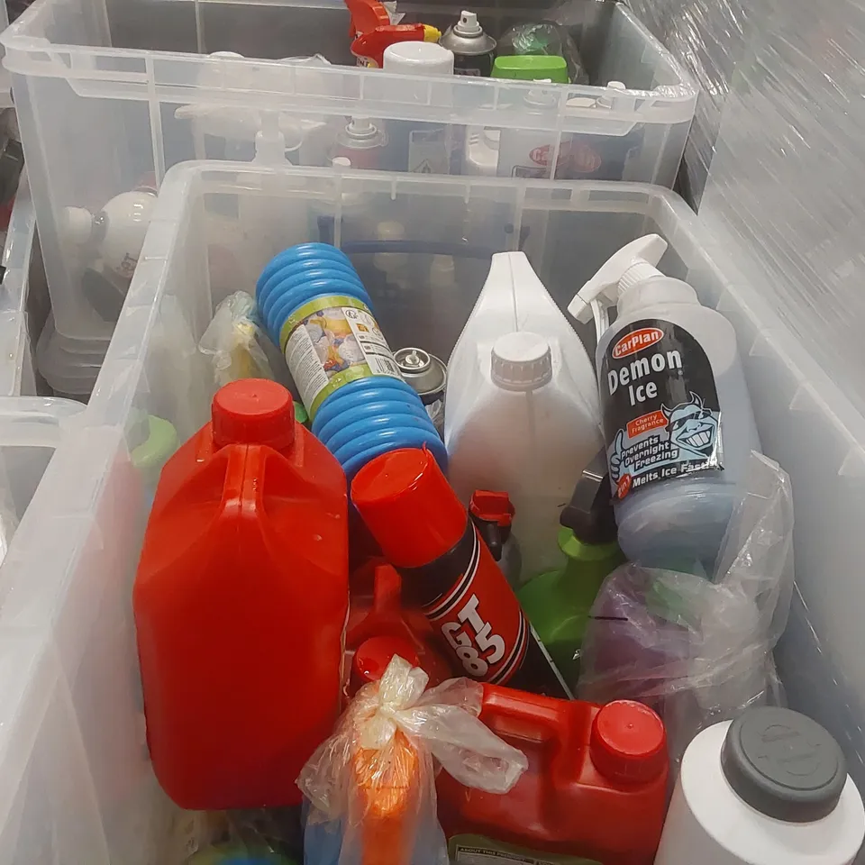 PALLET CONTAINING A VERY LARGE QUANTITY OF ASSORTED ITEMS INCLUDING: AD BLUE, ANTIFREEZE, GT85 SPRAY, MOTOR OIL ECT