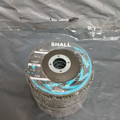 sealed shall zirconia flap discs 40 grit 7/8" 13300 max rpm 