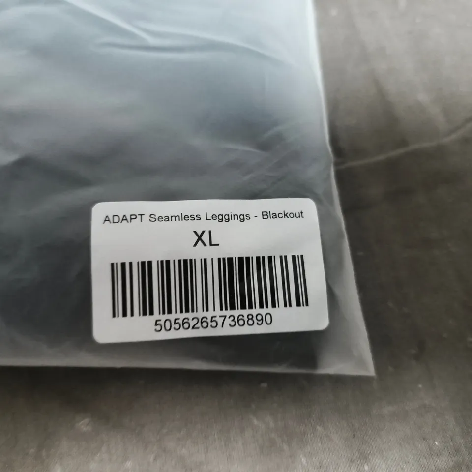 PURSUE FITNESS ADAPT SEAMLESS LEGGINGS - BLACKOUT, UK XL