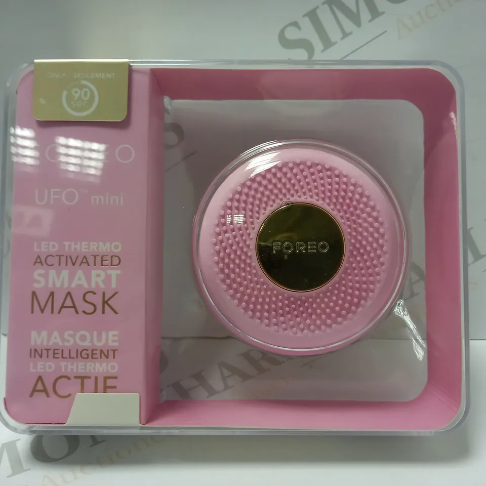 FOREO UFO MINI SMART MASK LED THERMO TREATMENT DEVICE - PEARL PINK