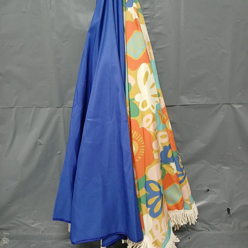 LOT OF 2 ASSORTED PARASOLS - COLLECTION ONLY