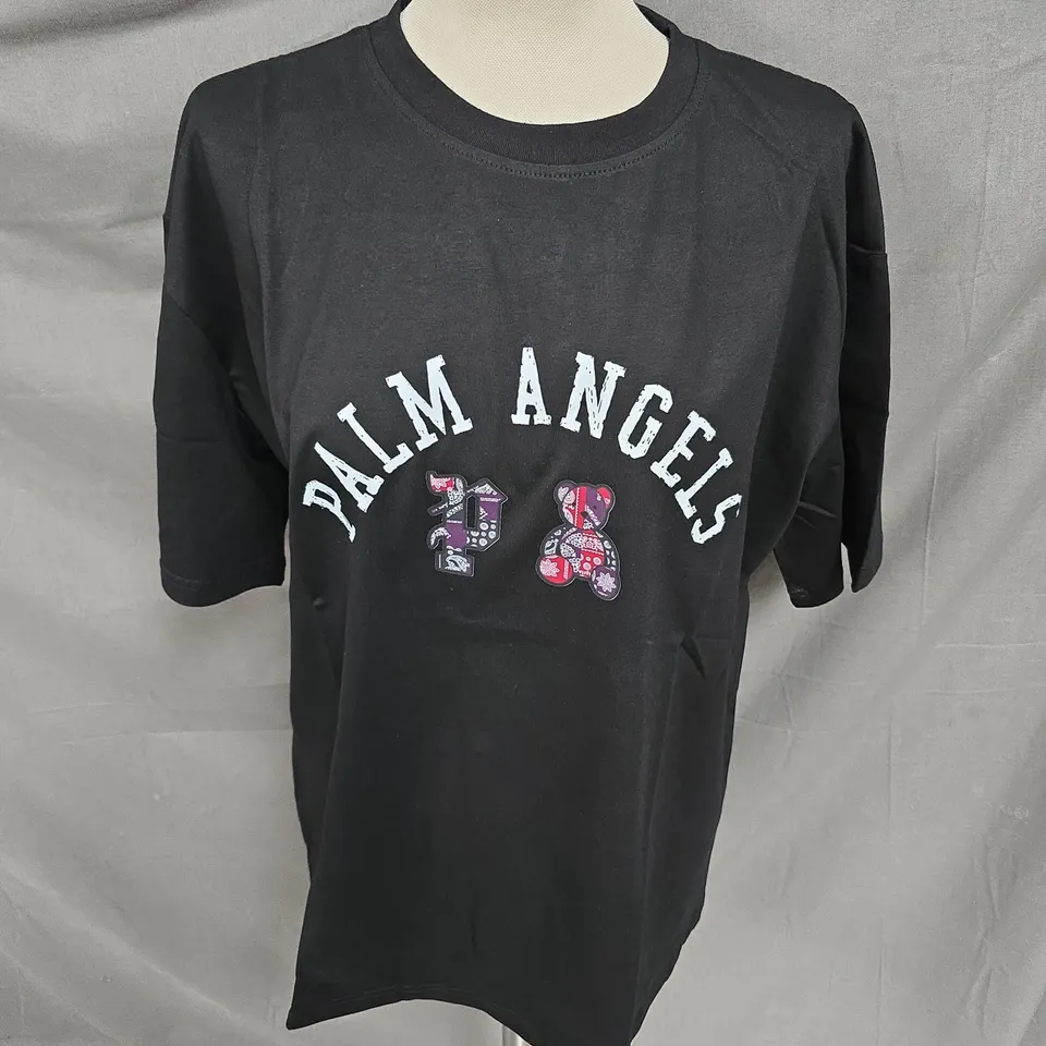 PALM ANGELS PRINTED TSHIRT IN BLACK SIZE XL