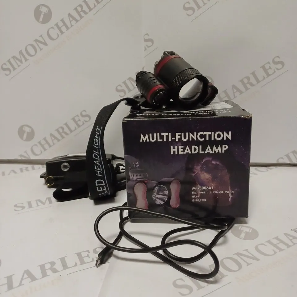 HIGH POWERED MULTI-FUNCTION LED HEAD LAMP 