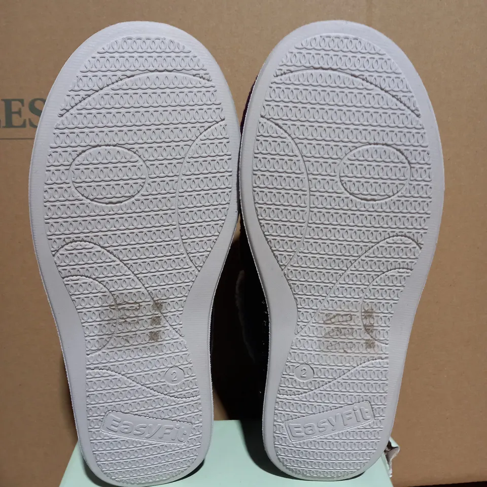 EASYFIT CELENE SLIPPERS PLUM - SIZE 2
