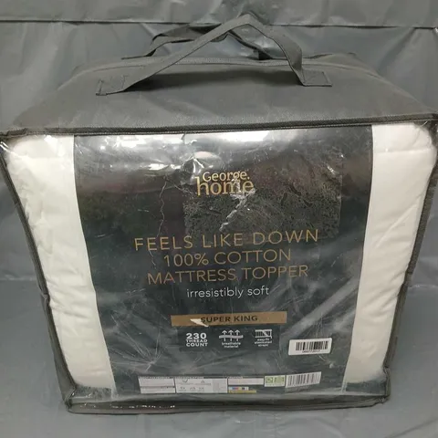 HOME MATTRESS TOPPER SUPER KING