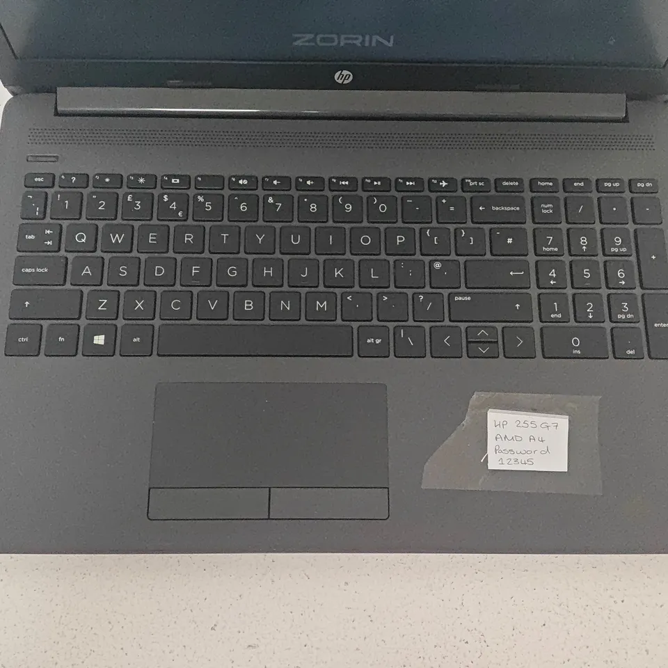UNBOXED HP 255 G7 AMD A4 LAPTOP IN BLACK
