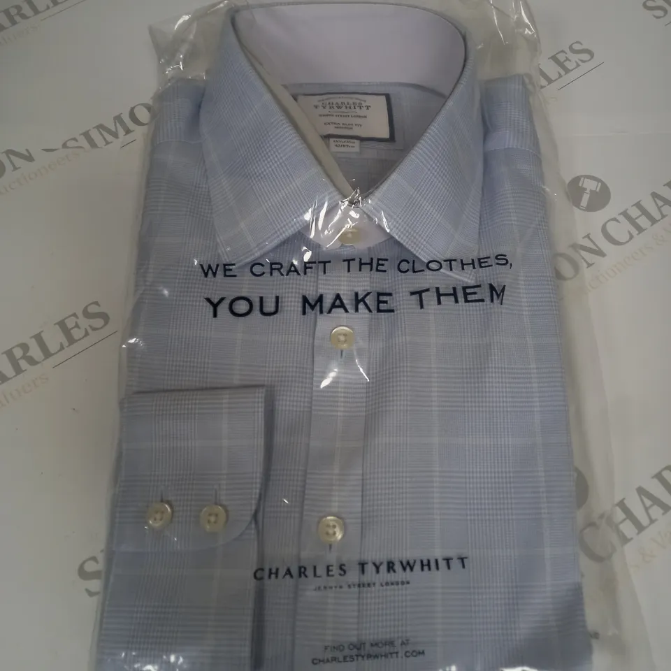 BAGGED CHARLES TYRWHITT EXTRA SLIM FIT SHIRT SIZE 16/89"