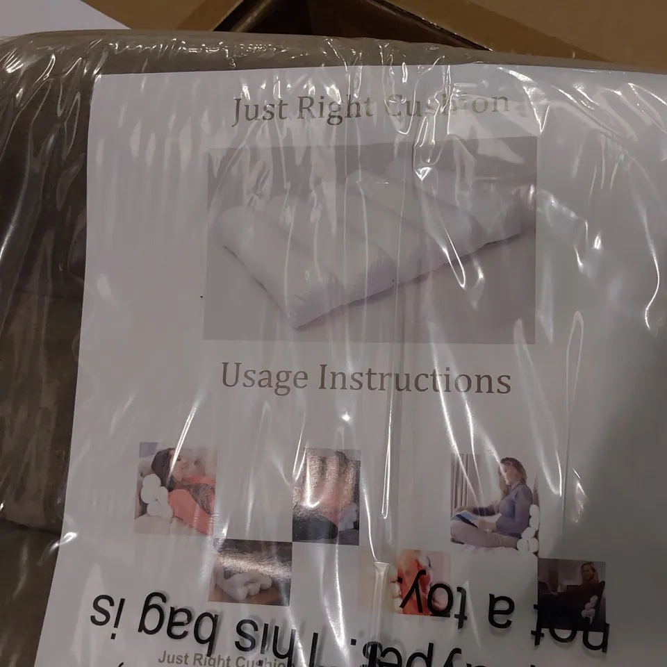 PALLET OF APPROXIMATELY 50 BRAND NEW JUST RIGHT MULTI WAY SUPPORT CUSHION
