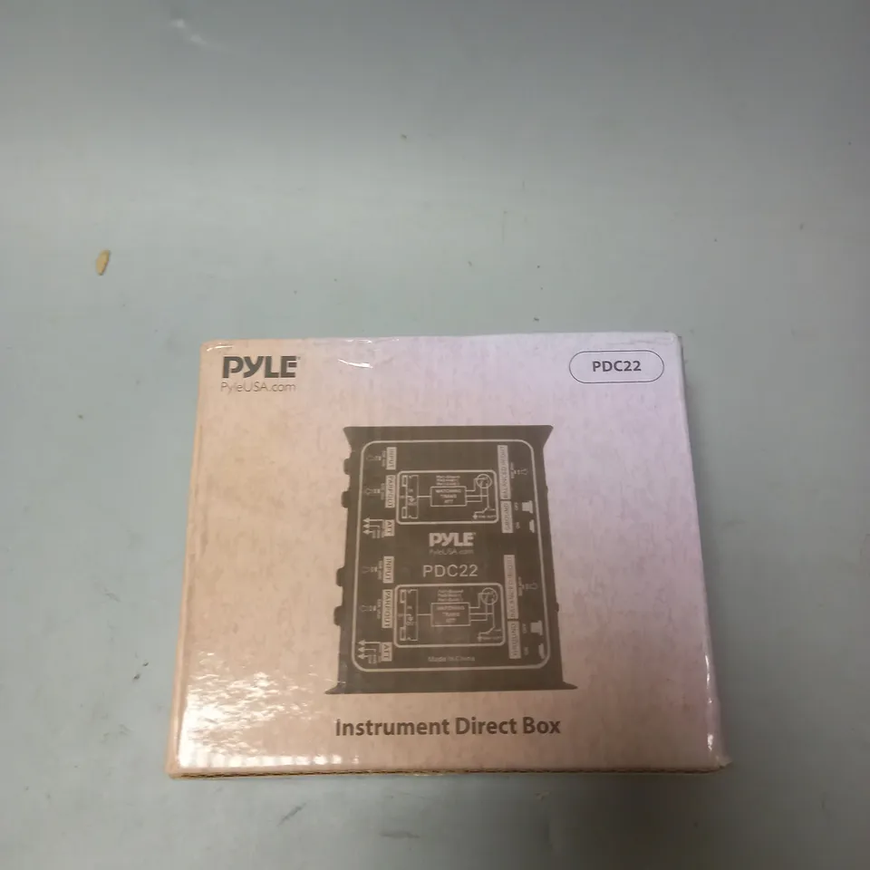 BOXED PYLE PDC22 INSTRUMENT DIRECT BOX 