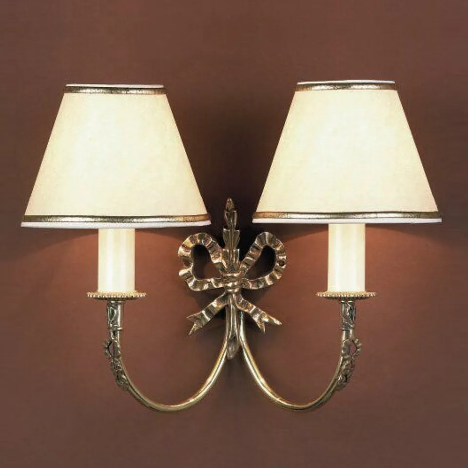 BOXED LLYAN 2-LIGHT CANDLE WALL LIGHT 