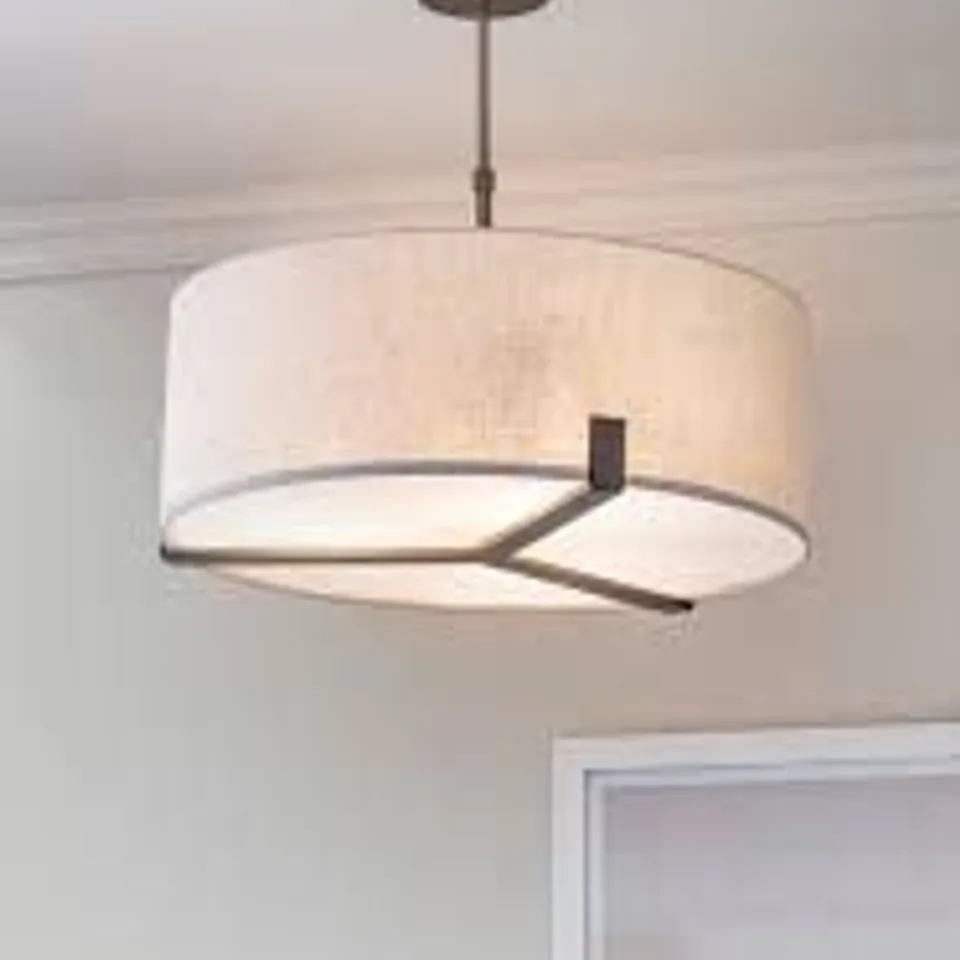 BOXED ABERCROMBIE 3 - LIGHT DRUM PENDANT (1 BOX)