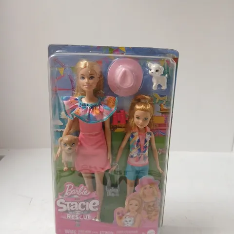 BARBIE AND STACIE RESCUE DOLLS WITH SMALL DOG