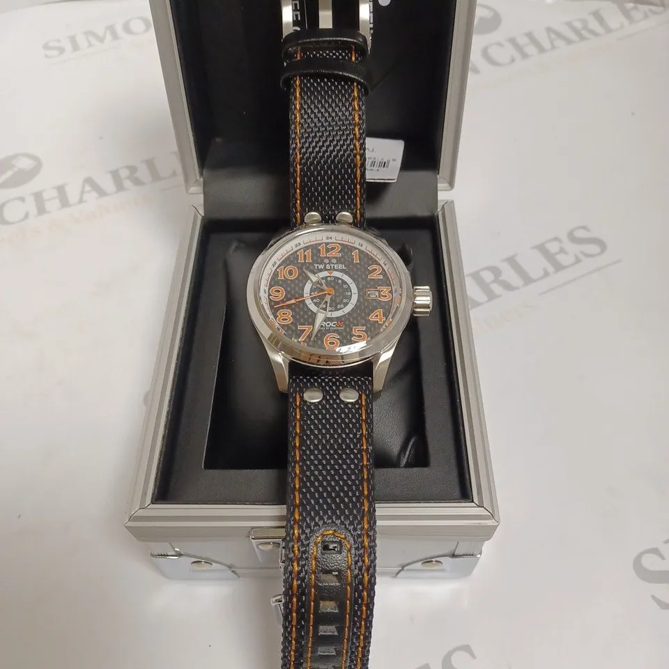 BOXED TW STEEL GENTS RACE OF CHAMPIONS 45MM WATCH - BLACK