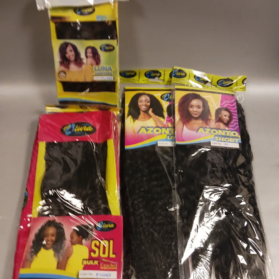 APPROXIMATELY 20 SEALED OLIVIA VEGA BRAID HAIR PIECES	IN VARIOUS STYLES & COLOURS 
