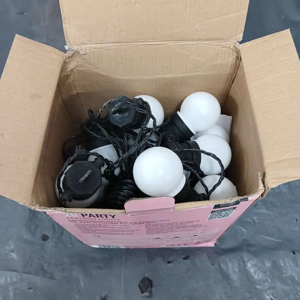 BOXED CONNECTABLE PARTY FESTOON LIGHTS RRP £29.99