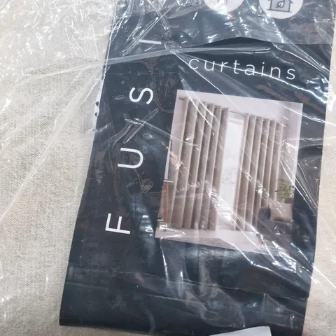 EYELET NATURAL STRATA CURTAINS