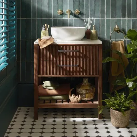 PACKAGED TATUM SINGLE VANITY BASE MARBLE