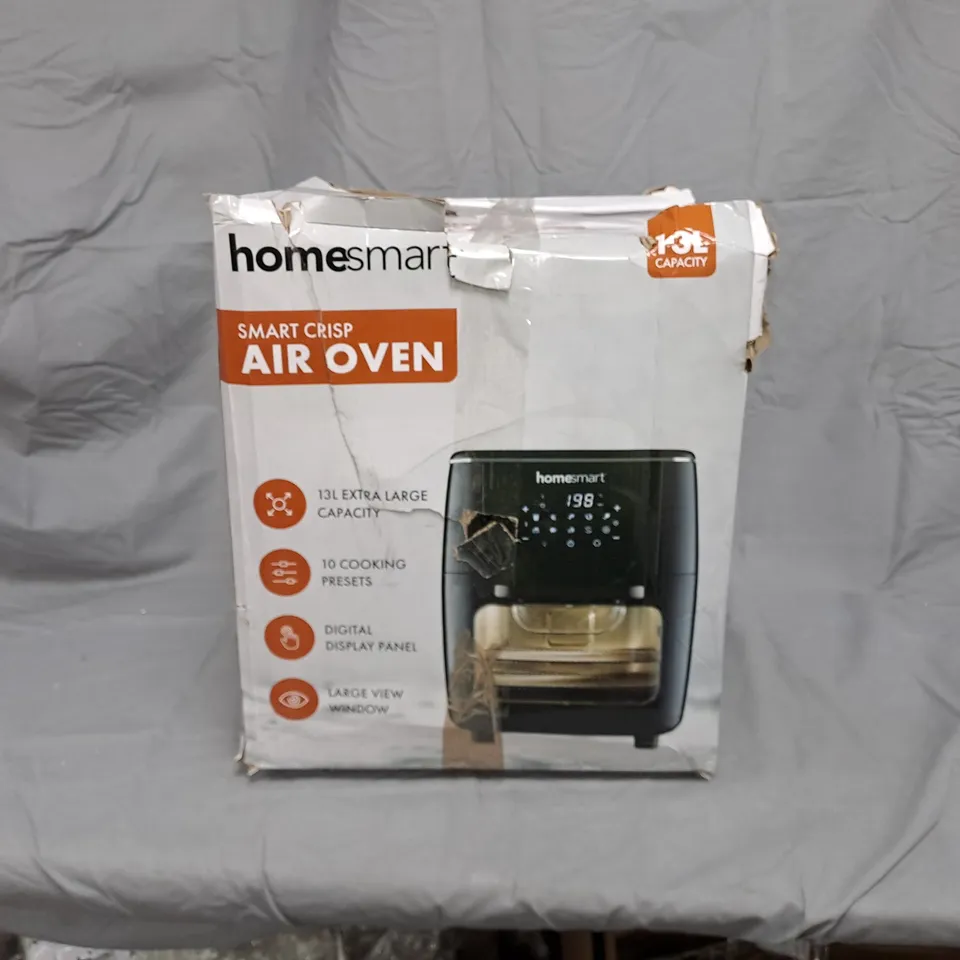 HOMESMART SMART CRISP AIR OVEN 13L – DIGITAL AIR FRYER OVEN (BOXED)