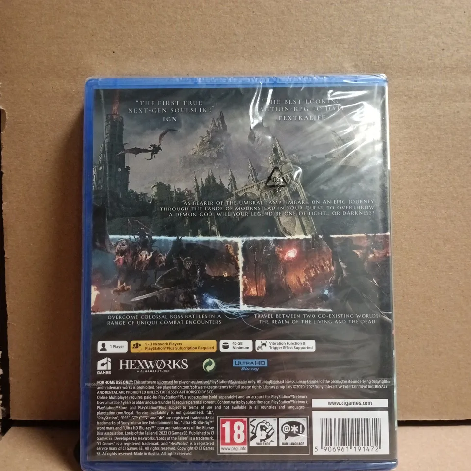 SEALED LORDS OF THE FALLEN - PS5 