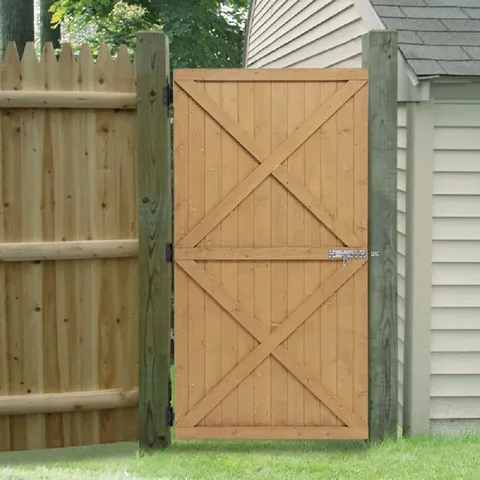 BOXED TULLAHASSEE NATURAL TIMBER WOOD GATE (1 BOX)