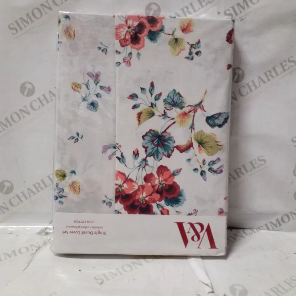 BRAND NEW SEALED SWEET GERANIUM DUVET SET COVER SINGLE 