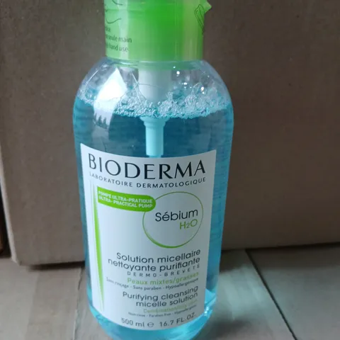 TWELVE BIODERMA SÉBIUM H2O MICELLAR CLEANSING SOLUTION 500ML