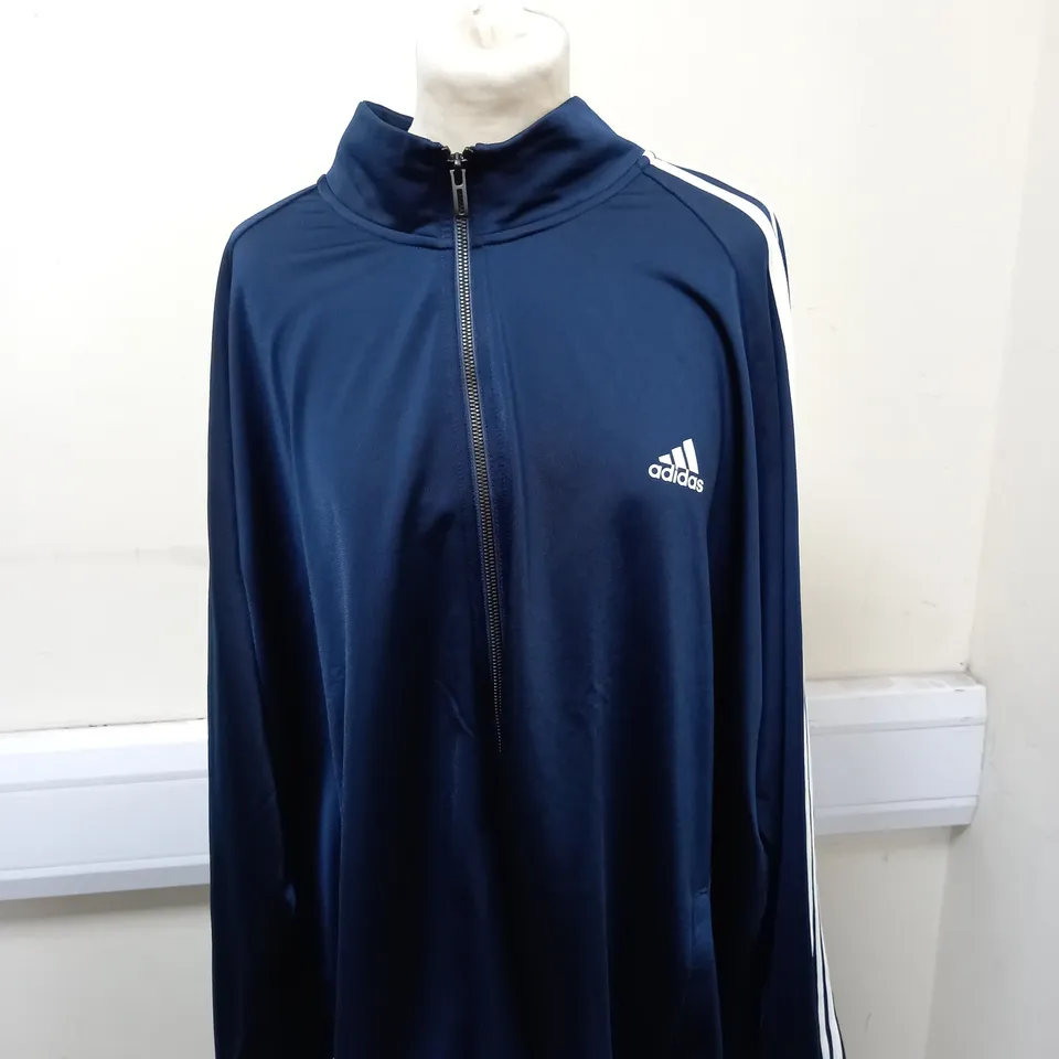 ADIDAS ZIPPED TRACKSUIT JACKET SIZE 3XL