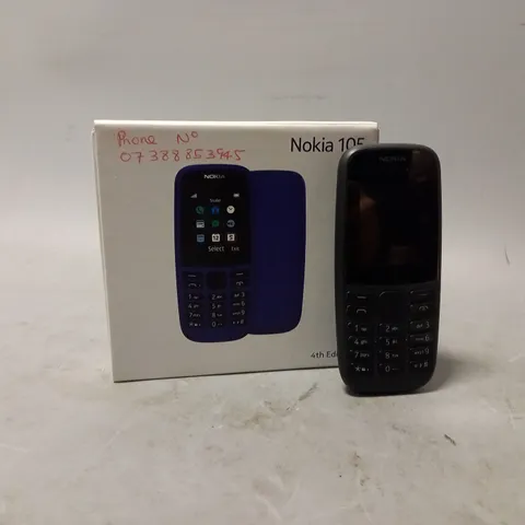 BOXED NOKIA 105 MOBILE PHONE IN BLACK