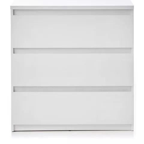 LISSON 3 DRAWER CHEST - WHITE - COLLECTION ONLY