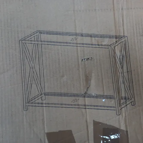 BOXED CHRISTIE CONSOLE TABLE - COLLECTION ONLY