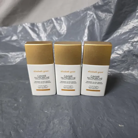 3 X ELIZABETH GRANT CAVIAR NUTRURICHE 30ML UNBOXED