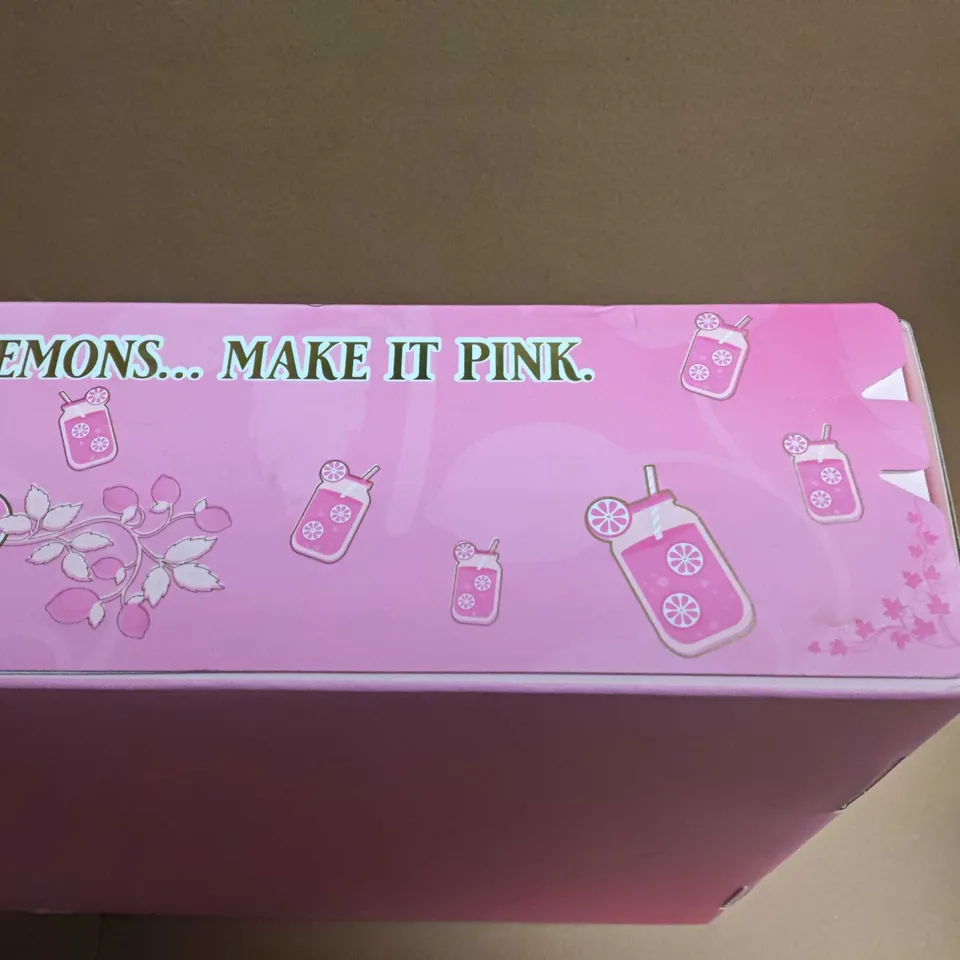 SEALED PLOUISE WHAY A TREAT PINK LEMONADE COSMETICS BOX SET
