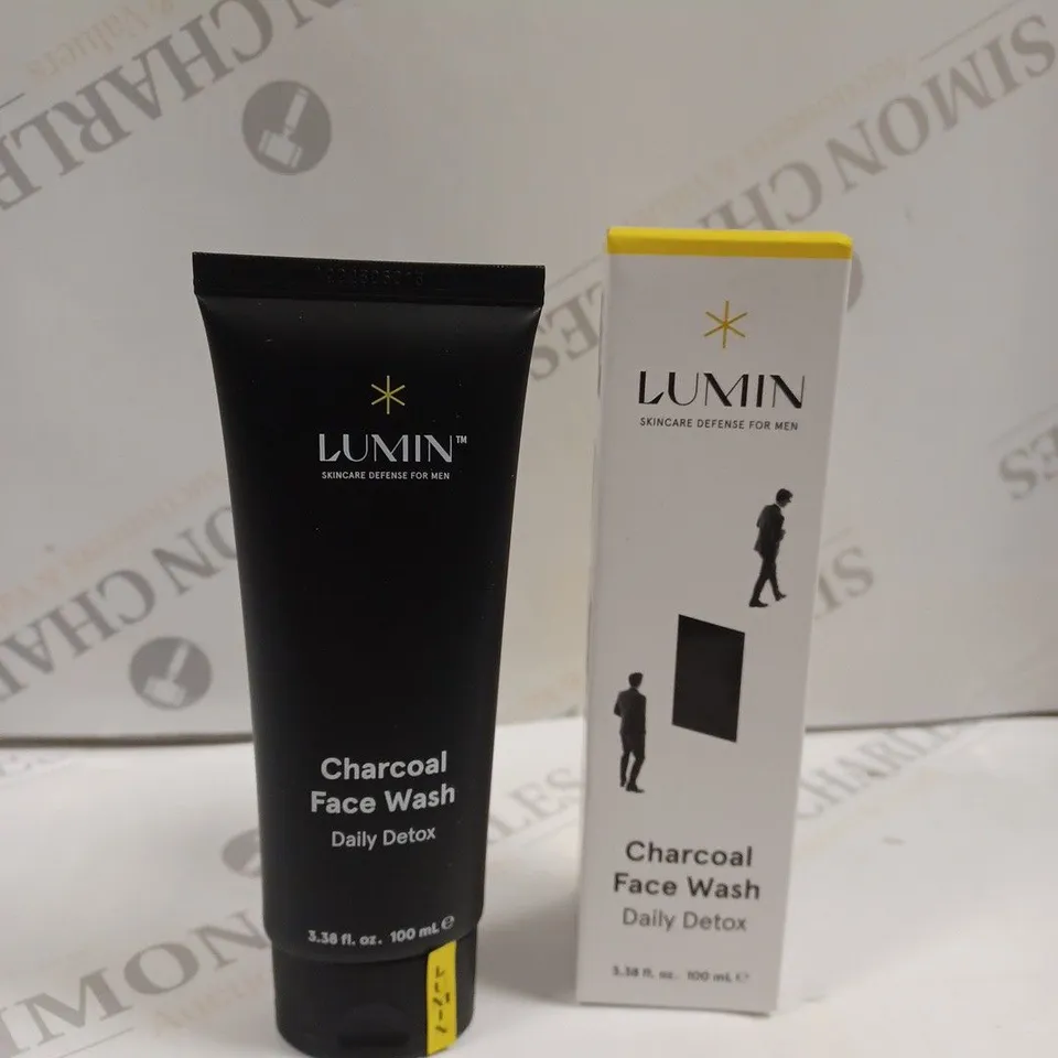 BOXED LUMIN MENS CHARCOAL FACE WASH FOR MEN