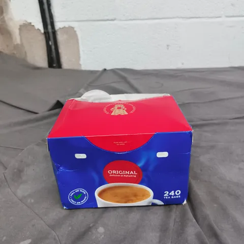 TETLEY ORIGINAL TEA BAGS – 240 TEA BAGS (BOXED)