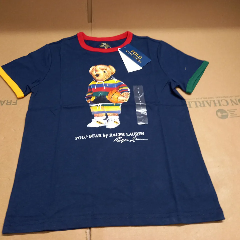 POLO RALPH LAUREN NAVY T-SHIRT - 7