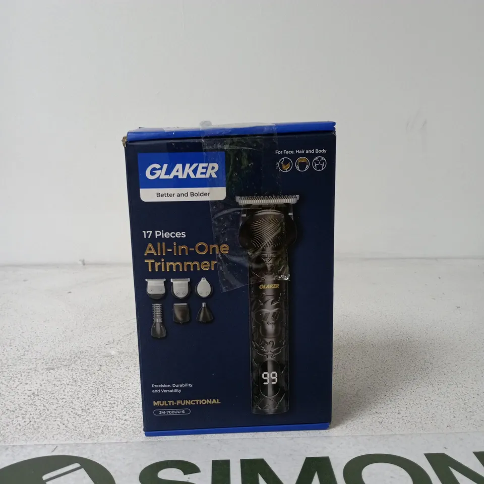 GLAKER ALL IN ONE TRIMMER MULTI FUNCTIONAL BOXED