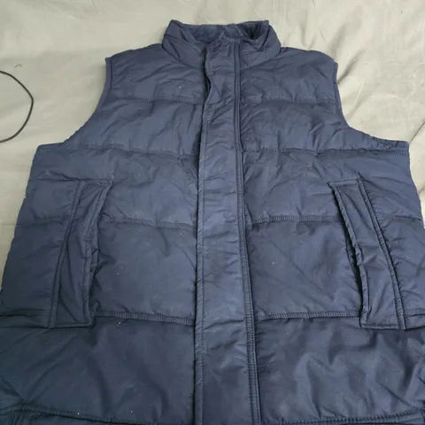 JASPER CONRAN DARK BLUE GILET SIZE M