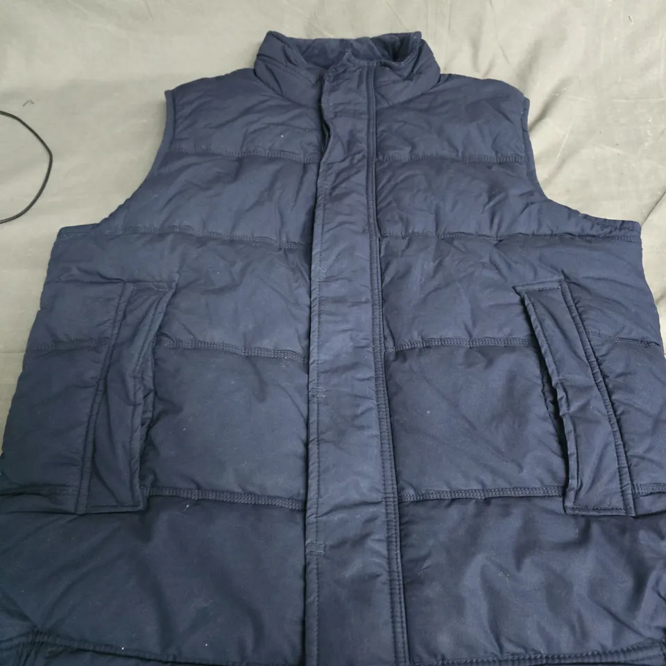 JASPER CONRAN DARK BLUE GILET SIZE M