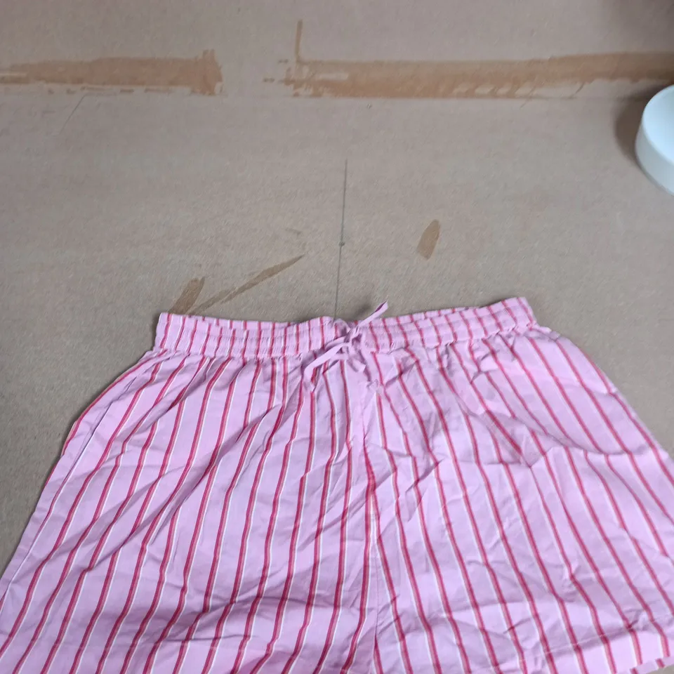 ISLA & BIRD PINK STRIPED SHORTS SIZE 12