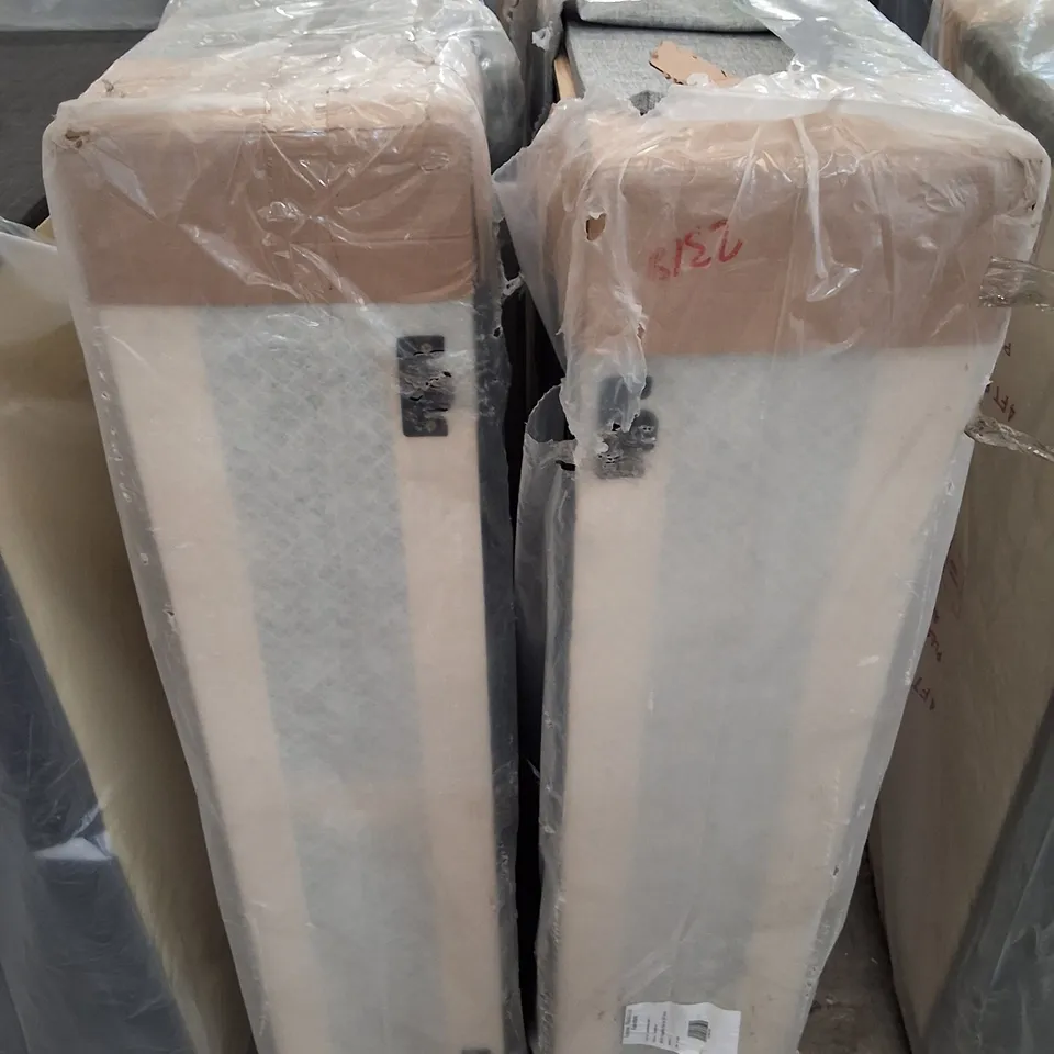 FOGARTY 150CM 2 DRAWER GREY DIVAN BASE (2 PARTS)