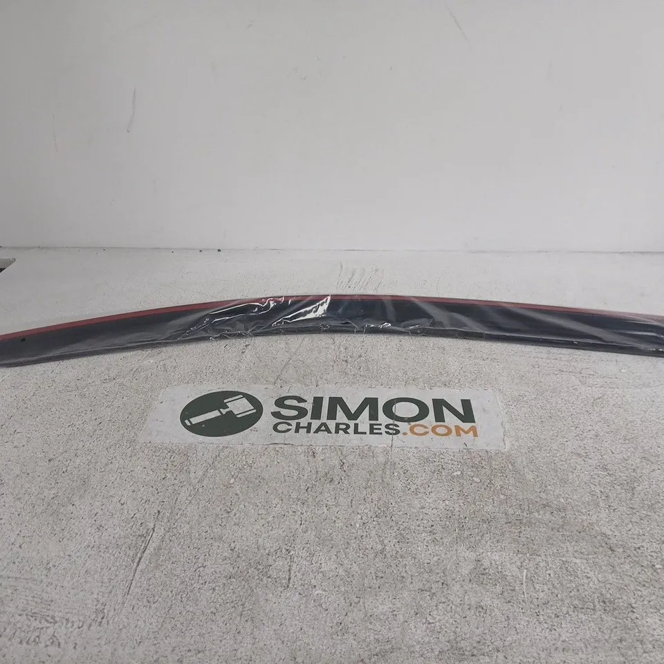 CAR BODY PART – CURVED TRIM / SPOILER LIP, BLACK WITH RED EDGING