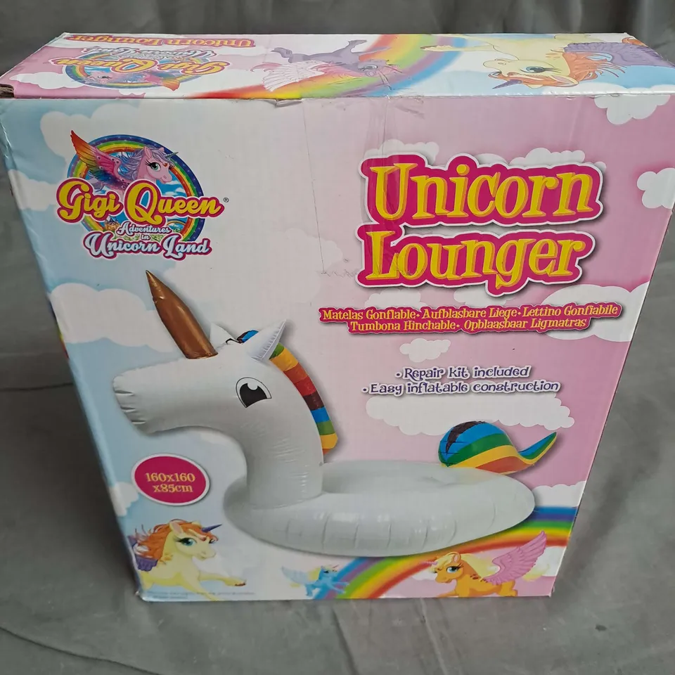 BOXED UNICORN LOUNGER