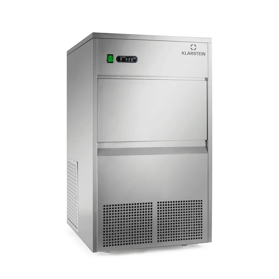 POWERICER 10L 50KG/24H COMMERCIAL ICE MACHINE SILVER
