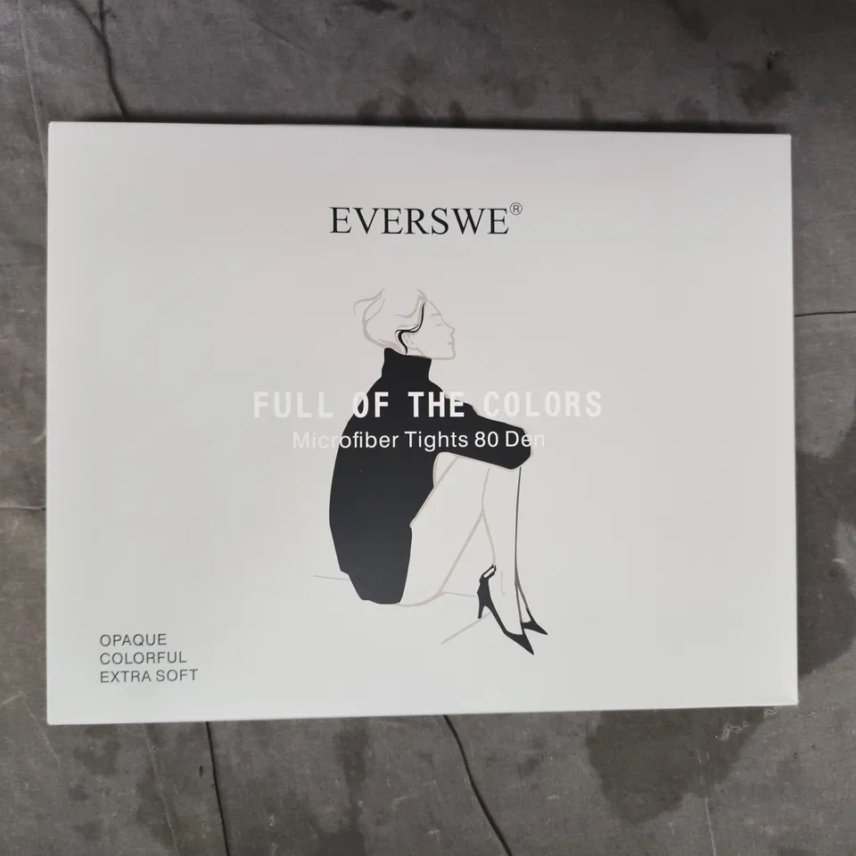 EVERSWE TIGHTS (2 PAIRS) IN COFFEE SIZE L-XL